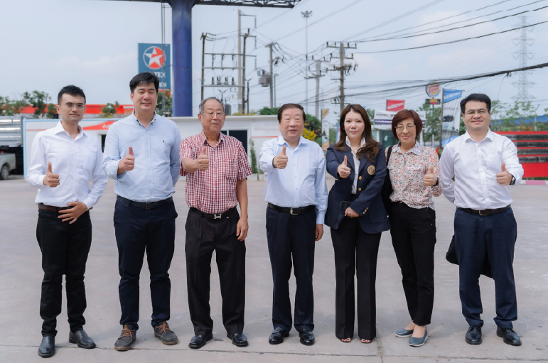 ท่านประธาน ถาน สวี่กวาง ประธานบริหารกลุ่มบริษัท ซานตงกรุ๊ป เข้าเยี่ยมชม ศูนย์บริการในประเทศไทย